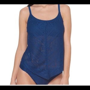 Bleu Rod Beattie Chic Peek Underwire Tankini Set with D-Cups Top